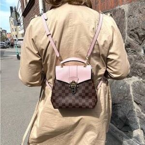 Authentic Louis Vuitton Damier Ebene Clapton multi-way backpack